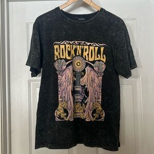 Rock’N Roll Oversized Graphic Tee